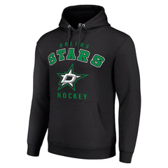NHL Dallas Stars Starter Logo Pullover Hoodie - Black