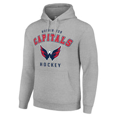 NHL Washington Capitals Starter Logo Pullover Hoodie - Heather Gray