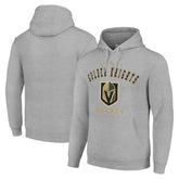 NHL Vegas Golden Knights Starter Logo Pullover Hoodie - Heather Gray