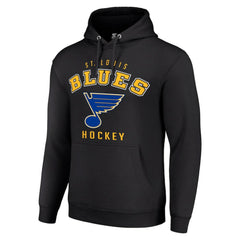 NHL St. Louis Blues Starter Logo Pullover Hoodie - Black