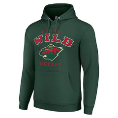NHL Minnesota Wild Starter Logo Pullover Hoodie - Green