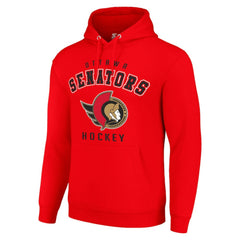 NHL Ottawa Senators Starter Logo Pullover Hoodie - Red
