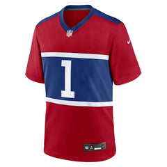 NFL Malik Nabers New York Giants Alternate Game Jersey - Century Red