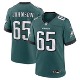 NFL Lane Johnson Philadelphia Eagles Team Game Jersey - Midnight Green
