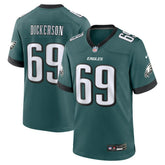 NFL Landon Dickerson Philadelphia Eagles Team Game Jersey - Midnight Green