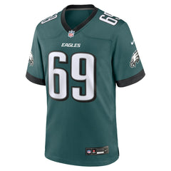NFL Landon Dickerson Philadelphia Eagles Team Game Jersey - Midnight Green