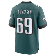 NFL Landon Dickerson Philadelphia Eagles Team Game Jersey - Midnight Green
