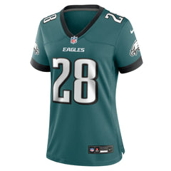 NFL Will Shipley Philadelphia Eagles Women's Team Game Jersey - Midnight Green