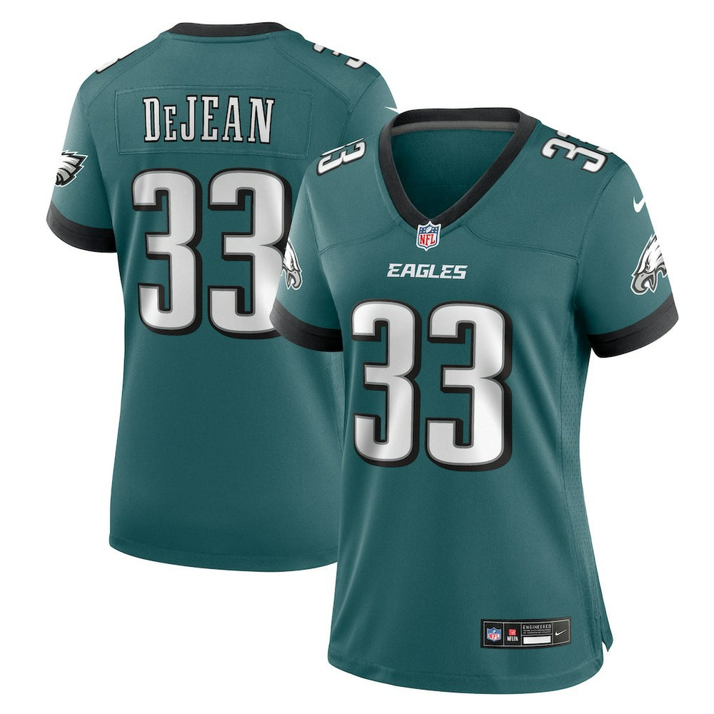 NFL Cooper DeJean Philadelphia Eagles Women's Team Game Jersey - Midnight Green