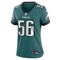 NFL Tyler Steen Philadelphia Eagles Women's Team Game Jersey - Midnight Green