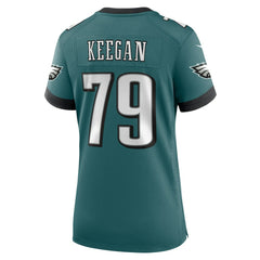 NFL Trevor Keegan Philadelphia Eagles Women's Team Game Jersey - Midnight Green