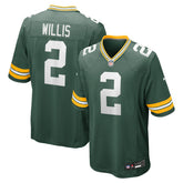 NFL Malik Willis Green Bay Packers Game Jersey - Green
