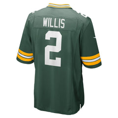 NFL Malik Willis Green Bay Packers Game Jersey - Green