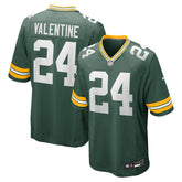 Carrington Valentine Green Bay Packers Game Jersey Green