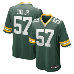 NFL Brenton Cox Jr. Green Bay Packers Game Jersey - Green