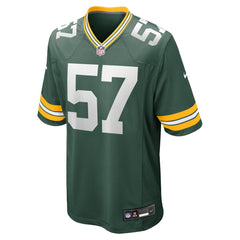 NFL Brenton Cox Jr. Green Bay Packers Game Jersey - Green