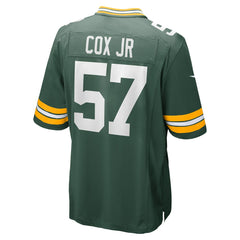 NFL Brenton Cox Jr. Green Bay Packers Game Jersey - Green