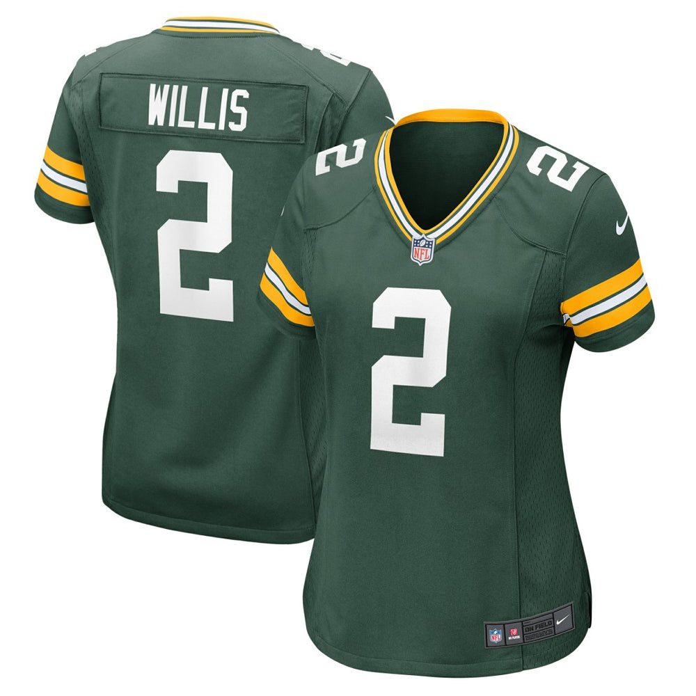 NFL Malik Willis Green Bay Packers Women's Game Jersey - Green
