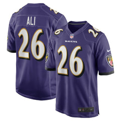 NFL Rasheen Ali Baltimore Ravens Team Game Jersey - Purple