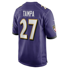 NFL T.J. Tampa Baltimore Ravens Team Game Jersey - Purple