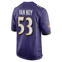 Kyle Van Noy Baltimore Ravens Team Game Jersey Purple