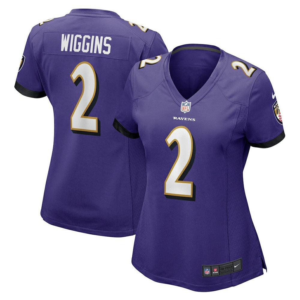 NFL Nate Wiggins Baltimore Ravens Women's Game Jersey - Purple