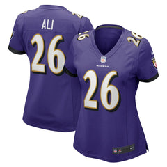 NFL Rasheen Ali Baltimore Ravens Women's Game Jersey - Purple