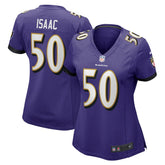 Adisa Isaac Baltimore Ravens Women's Game Jersey Purple