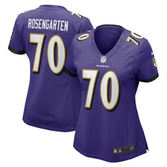 NFL Roger Rosengarten Baltimore Ravens Women's Game Jersey - Purple