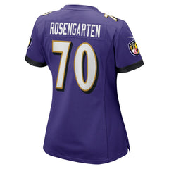 NFL Roger Rosengarten Baltimore Ravens Women's Game Jersey - Purple