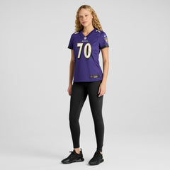 NFL Roger Rosengarten Baltimore Ravens Women's Game Jersey - Purple