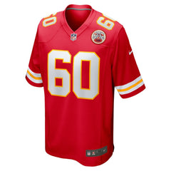 NFL Hunter Nourzad Kansas City Chiefs Game Jersey - Red