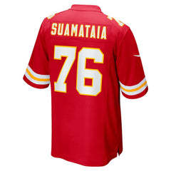 NFL Kingsley Suamataia Kansas City Chiefs Game Jersey - Red