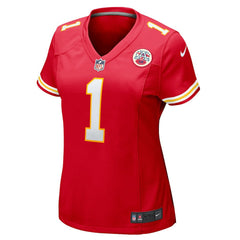 NFL Xavier Worthy Kansas City Chiefs Women's Game Jersey - Red