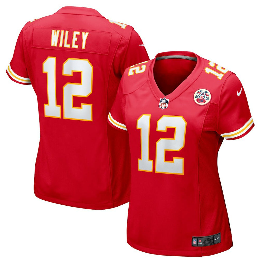 NFL Jared Wiley Kansas City Chiefs Women's Game Jersey - Red