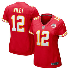 NFL Jared Wiley Kansas City Chiefs Women's Game Jersey - Red