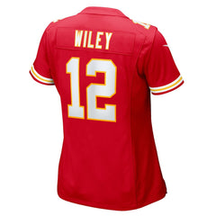NFL Jared Wiley Kansas City Chiefs Women's Game Jersey - Red