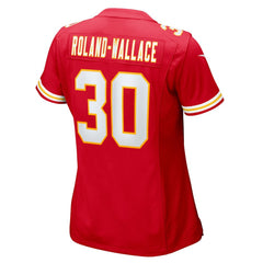 NFL Chris Roland-Wallace Kansas City Chiefs Women's Game Jersey - Red