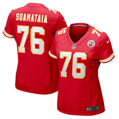 NFL Kingsley Suamataia Kansas City Chiefs Women's Game Jersey - Red