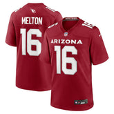 Max Melton Arizona Cardinals Team Game Jersey Cardinal