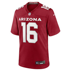 NFL Max Melton Arizona Cardinals Team Game Jersey - Cardinal
