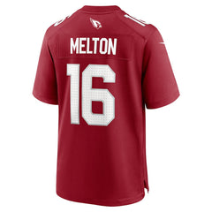 NFL Max Melton Arizona Cardinals Team Game Jersey - Cardinal