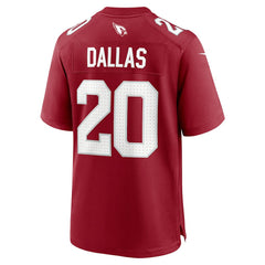 NFL DeeJay Dallas Arizona Cardinals Team Game Jersey - Cardinal
