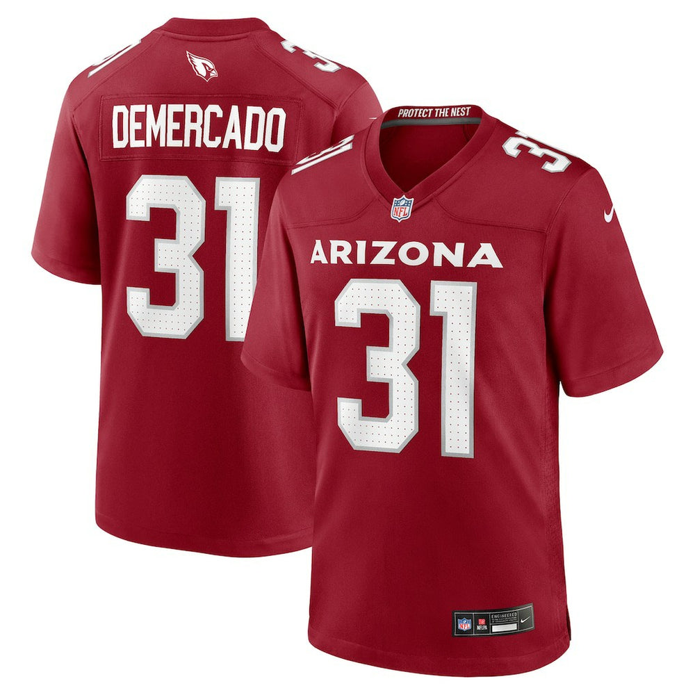 NFL Emari Demercado Arizona Cardinals Team Game Jersey - Cardinal