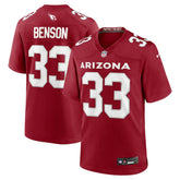 Trey Benson Arizona Cardinals Team Game Jersey Cardinal
