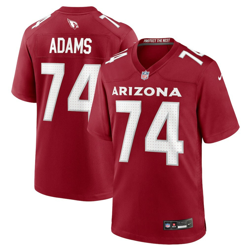 NFL Isaiah Adams Arizona Cardinals Team Game Jersey - Cardinal