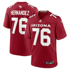NFL Will Hernandez Arizona Cardinals Team Game Jersey - Cardinal