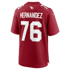 NFL Will Hernandez Arizona Cardinals Team Game Jersey - Cardinal