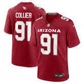 L.J. Collier Arizona Cardinals Team Game Jersey Cardinal