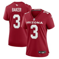 NFL Budda Baker Arizona Cardinals Women's Team Game Jersey - Cardinal